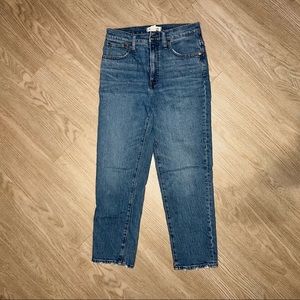 Madewell Classic Straight Cropped Jean